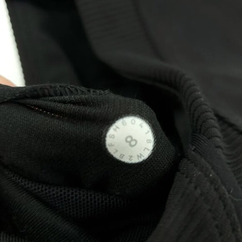 Lululemon Kick Serve Bra Texture 8 Black